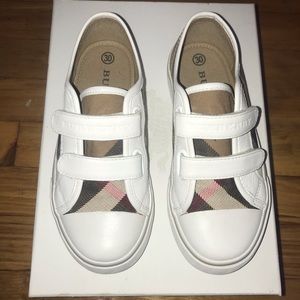 Children’s Burberry Velcro Sneakers